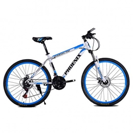 Wangkai Mountain Bike Wangkai Mountain Bike High Carbon Steel Easy to Install Good Shock Absorption, Blue