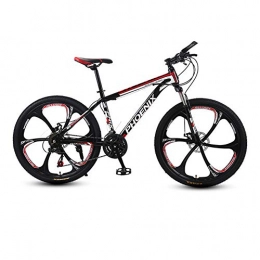 Wangkai Mountain Bike Wangkai Mountain Bike High Carbon Steel Speed Pioneer Suitable for any Road Condition Easy to Install, Red