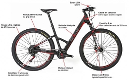 WEMOOVE Sport Mountain Bike WEMOOVE Sport VTC Carbon Power Assisted 17.5kg, up to 80km Range.