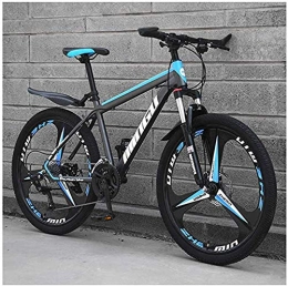 WFGZQ Mountain Bike WFGZQ 26 Inch Men's Mountain Bikes, High-Carbon Steel Hardtail Mountain Bike, Mountain Bicycle with Front Suspension Adjustable Seat, Suitable for Traveling in The Wild City, 21 speed