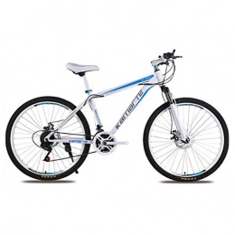 WGYDREAM Bike WGYDREAM Mountain Bike, Mens Womens Mountain Bicycles 24 Inch Carbon Steel Front Suspension Ravine Bike 21 / 24 / 27 Speeds Dual Disc Brake (Color : C, Size : 27 Speed)