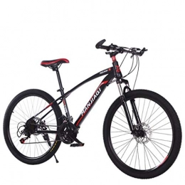 WGYDREAM Bike WGYDREAM Mountain Bike, Ravine Bike with Dual Disc Brake Front Suspension 24 speeds 24" 26" Mountain Bicycles, Carbon Steel Frame (Color : A, Size : 26 inch)