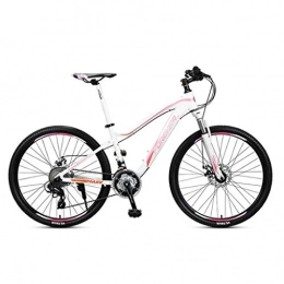 WGYDREAM Bike WGYDREAM Mountain Bike Youth Adult Mens Womens Bicycle MTB 26”Mountain Bike, Aluminium frame Hardtail Bike, with Disc Brakes and Front Suspension, 27 Speed Mountain Bike for Women Men Adults (Color : A)