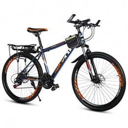 WGYDREAM Mountain Bike WGYDREAM Mountain Bike Youth Adult Mens Womens Bicycle MTB Mountain Bike Bicycle 26" 21 / 24 / 27 Speed Disc Brake Bike Mountain Bike for Women Men Adults (Color : Orange, Size : 20inch)
