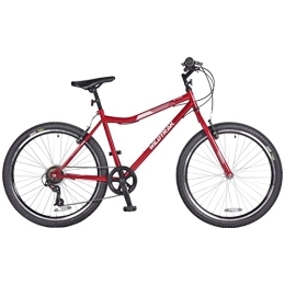 Wildtrak Mountain Bike Wildtrak - Steel Bike, Adult, 26 Inch, 18 Speed - Burgundy