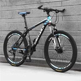 WJSW Mountain Bike WJSW Adult Men Dual Suspension / Disc Brakes 26 Inch Mountain Bike, Sports Leisure Bicycle (Color : Black blue, Size : 21 speed)