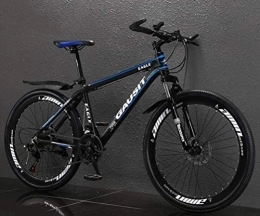 WJSW Mountain Bike WJSW Unisex 26 Inch Suspension Mountain Bike, Commuter City Hardtail City Road Bicycle (Color : Dark blue, Size : 27 speed)