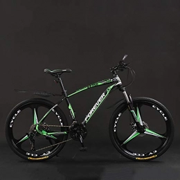 WLWLEO Bike WLWLEO Mens Mountain Bike 26 Inch Full Suspension Mountain Bikes Hybrid Bicycle High Carbon Steel Frame 150kg Load, Dirt Bike with 3 Cutter Wheel, C, 26" 27 speed