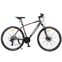 DJYD Bike Women Mountain Bikes, 26 Inch 27-Speed Mountain Trail Bike, Dual Disc Brake Aluminum Frame Hardtail Mountain Bike, Adjustable Seat, Gray FDWFN (Color : Black)