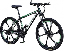 WSJYP Mountain Bike WSJYP 26 Inch 21-Speed Mountain Bikes Cycling Road Bikes Exercise Bikes Mountain Bike Bicycle Unisex Adult Student Outdoors, 26 Inch-Green