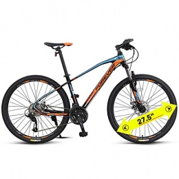WSJYP Bike WSJYP 27.5 Inch Mountain Bike for Adult, 26 inch Double Disc Brake Frame Bicycle Hardtail with Adjustable Seat, 27 / 30 Speed Men's Mountain Bikes, 30 speed-27.5 Inch