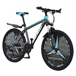 XHCP Bike XHCP 21 Speed Men's Mountain Bike, Dual Disc Brake High-carbon Steel MTB, 3-spoke 26 Inches Wheels, With Anti-rust Paint Layer Urban Track Bike
