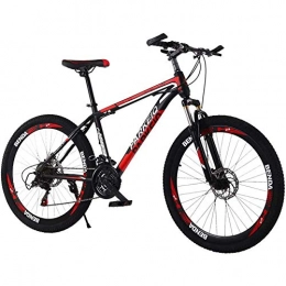 XHCP Bike XHCP 26in Men's Mountain Bike, High Carbon Steel Frame Shock Absorber Bike, 21-speed Shift Hand Dial, Positioning Tower Wheel