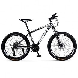 XHCP Bike XHCP Mountain Bike, 26-Inch Shock Absorber Variable Speed Student Bike for Men And Women, Carbon Steel Bikes, 21 / 24 / 27 / 30 Speed Mountain Bicycle, MTB, B, 21 speed