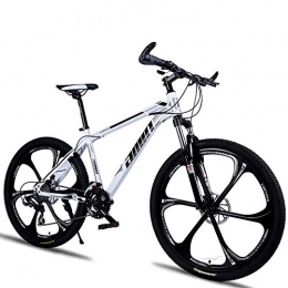 XHCP Bike XHCP Variable-Speed Mountain Bike, 26-Inch Male And Female Shock-Absorbing Student Bike, Carbon Steel Bikes, 21 / 24 / 27 / 30 Speed Mountain Bicycle, MTB, C, 27 speed