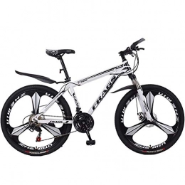 XIAOFEI Bike XIAOFEI Mountain Bike, Adult And Male Variable Speed Bicycles Off Road Racing, 24 / 26 Inch 21 Speed Shock-Absorbing Front Fork, Thickened Frame, Front And Rear Disc Brakes, B6, 26 21S