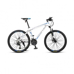 XIONGHAIZI Mountain Bike XIONGHAIZI 27 Speed Road Bike Light Aluminum Frame 700C Road Bicycle, Dual Disc Brakes, (Color : White, Size : 26 inches)