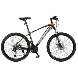 XLNB Bike XLNB 27 Speed Mountain Bikes, Dual Disc Brake Hardtail Mountain Bike, 26 Inch Mens Women Adult All Terrain Mountain Bike, Adjustable Seat & Handlebar