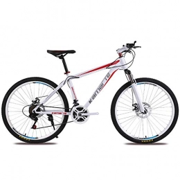 XNEQ Mountain Bike XNEQ 26 Inch-21 / 24 / 27 Speed Mountain Bike, Double-Disc Brake Student Speed Bicycle, Suitable for People with Height 145-185Cm, Red, 24Speed