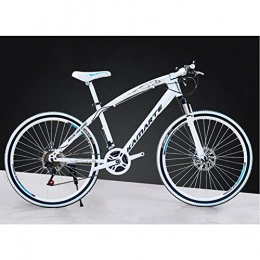 XNEQ Bike XNEQ 26-Inch Adult Mountain Bike, 21 / 24 / 27 Speed, Cycling Variable Speed Bicycle, Student Gift Bicycle, Unisex, White, 21