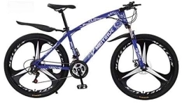 XSLY Bike XSLY 26 Inch Mountain Bike Box Bike Adult High Carbon Steel 24-speed mountain bikes Hardtail All Terrain Bike Way Out Of Highway (Color : Blue)