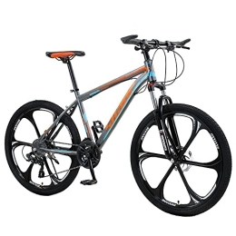 XUDAN Mountain Bike，24/26 Inch Dual Disc Brakes, Easy To Assemble, Sensitive Speed Change, Shock Absorption Thickened Tires 21/24/27/30 Speed