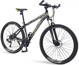 XUERUIGANG Bike XUERUIGANG 26 inch Aluminum Mountain Bike 33 Speeds, Disc Brake Suspension Fork, 68" Frame Size(Color: green / purple / white) (Color : Green, Size : 26")