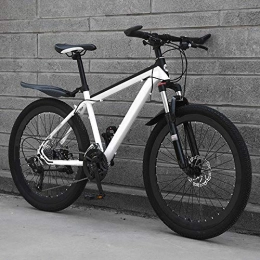 YANGDONG Bike YANGDONG 30-speed Gear Adult Mountain Bike, Mountain Bike High Carbon Steel Full Suspension, High-speed Bike Double Disc Brake Outdoor Mountain Bike (Color : D, Size : 26inch)