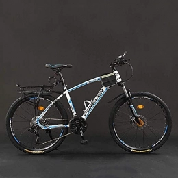 JIAWYJ Mountain Bike YANGHONG-Sport mountain bike- Bicycle, 24 inch 21 / 24 / 27 / 30 Speed Mountain Bikes, Hard Tail Mountain Bicycle, Lightweight Bicycle with Adjustable Seat, Double Disc Brake, Black Red, 21 Speed OUZHZDZXC-1