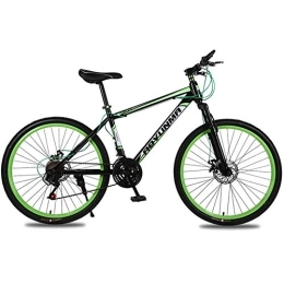 YANGSANJIN Mountain Bike YANGSANJIN Mountain Bike Bicycle, Dual Disc Brakes, Adjustable Seat, 21-Speed Shock Absorption Bicycle, Suitable for Men And Women, 26Inch