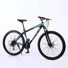 YCHBOS Mountain Bike YCHBOS Adult Mountain Bike, 29 inch Wheels, Mountain Trail Bike Aluminum Alloy Frame Outroad Bicycles, 21 / 24 / 27 Speed Bicycle Front Suspension Dual Disc Brakes Mountain BicycleBlack blue-24 Speed