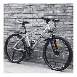YCHBOS Bike YCHBOS Bikes for Men 24 / 26 Inch Mountain Bike Trail Bike, 27 Speed Mountain Bike Adult Men High Carbon Steel Frame, Lockable Front Suspension, Dual Disc BrakesB-26 inch