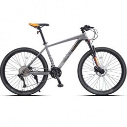 YHRJ Bike YHRJ Adult Bicycle Off-road Mountain Biking, Road Bike Outdoor Travel, Shock-absorbing Lightweight Aluminum Alloy MTB, 26inch / 33 Spd, Oil Disc Brake (Color : Gray orange-33 spd, Size : 26inch)