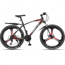 YHRJ Mountain Bike YHRJ Mountain Bike Road Bike Outdoor Camping, Shock-absorbing Lightweight Adult Bicycle, MTB 24 / 26 Inch Wheel, Shock-absorbing Front Fork, Dual Disc Brakes, 3 Knife Wheels