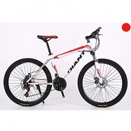 YHtech Mountain Bike YHtech Outdoor sports Unisex Mountain Bike, Front Suspension, 2130 Speeds, 26Inch Wheels, 17Inch HighCarbon Steel Frame with Dual Disc Brakes (Color : Red, Size : 21 Speed)