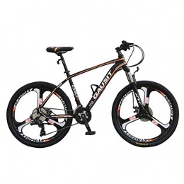 YOUSR Mountain Bike YOUSR Adult Mountain Bike, 26 Inch 30 Speed Shift Shock Absorber Front and Rear Disc Brakes Hard Tail Male Female Outdoor Riding Trip E