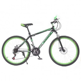 YOUSR Bike YOUSR Mountain Bike Boy Outdoor Travel Bike, 20 Inch City Road Bicycle Freestyle Bike Black Green