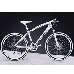 YOUSR Mountain Bike YOUSR Off-road Variable Speed City Road Bicycle Cycling, 26 Inch Riding Damping Mountain Bike White 27 speed