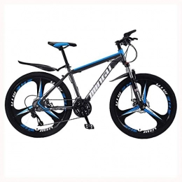 YUNLILI Multi-purpose PING 26 Inch Men's Mountain Bikes High-carbon Steel Hardtail Mountain Bike Mountain Bicycle with Front Suspension Adjustable Seat 21 Speed