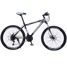 YXFYXF Mountain Bike YXFYXF Dual Suspension Mountain Bike, Bicycle, Off-road Variable Speed Bicycles, 24 / 26 Inches, 21-speed, Unisex (Color :. (Color : Black, Size : 24 inches)