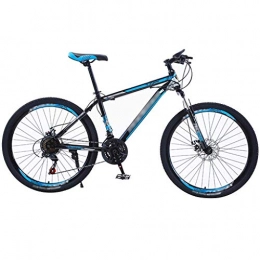 YXFYXF Bike YXFYXF Dual Suspension Mountain Bike, Bicycle, Off-road Variable Speed Bicycles, 24 / 26 Inches, 21-speed, Unisex (Color :. (Color : Blue, Size : 24 inches)