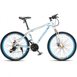 YXFYXF Mountain Bike YXFYXF Dual Suspension Mountain Bike, Variable Speed Light Road Bike, Double Shock Absorption Off-road, 24-speed, 24 / 26 (Color : Blue, Size : 26 inches)