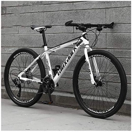 YXYLD Bike YXYLD Mountain Bike 26 Inch Country Adult MTB, Hardtail Bicycle with Adjustable Seat, Spoke Wheel, with Double Disc Brake, Thickened Carbon Steel Frame,