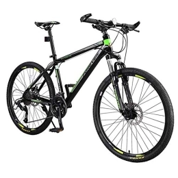 YZJL  YZJL Bike 27 Speed Adult Mountain Trail Bike High Carbon Steel Full Suspension Frame Bicycle Suspension Fork Dual Disc Brake Mountain Bike 26 Inches Hard Tail Mountain Bike (Color : C)