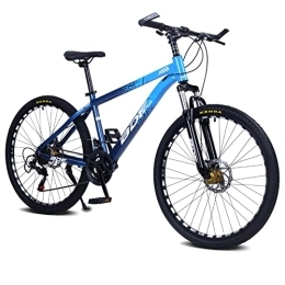 zcyg Bike zcyg Adult Mountain Bike, 24 Speeds, 26-Inch Wheels, Aluminum Frame, Disc Brakes, Multiple Colors(Size:26inch, Color:C)