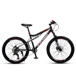 zcyg Mountain Bike zcyg Mountain Bike 24 / 26 Inch Wheel 27 Speed Mountain Bicycle For Men And Women, High Carbon Steel Frame Road Bike With Daul Disc Brakes Suitable For Outdoor Sports And Commutin(Size:24inch)
