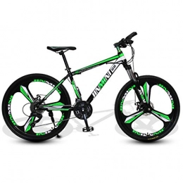 ZDZXC Mountain Bike ZDZXC Adult Mountain Bike 21 Speed 26 Inch Outroad Mountain Bike Carbon Steel Thickened Frame Double Mechanical Disc Brakes with Flexible Shock Absorption System