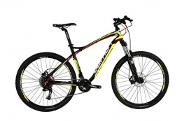 DEVRON Mountain Bike Zegra D5, 7 27.5 Inch 49 cm Men 20SP Hydraulic Disc Brake Black / Yellow