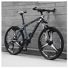 ZGQA-GQA Outdoor sports Mens Mountain Bike, 21 Speed Bicycle with 17Inch Frame, 26Inch Wheels with Disc Brakes,Gray