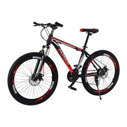 ZHIPENG Mountain Bike ZHIPENG 26-Inch Mountain Bike with 21-Speed Dual-Disc Brake, Shock-Absorbing Off-Road Bike, Student Light Bike, Youth Adult Outdoor Cycling Travel Exercise